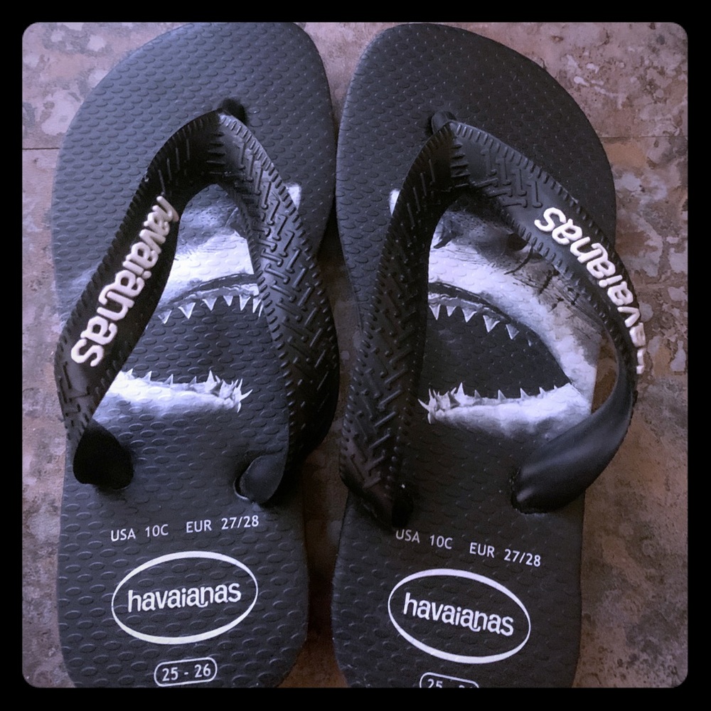 Havaianas  sandals - kids - 10C  - sharks design